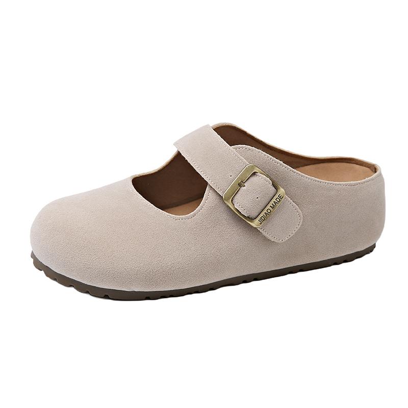 Fashion Fashion Yellow Women's Single Shoes Comfortable Soft Woman Slippers Casual Flat Sandals Women Round Toe Shoes zapatos de mujer