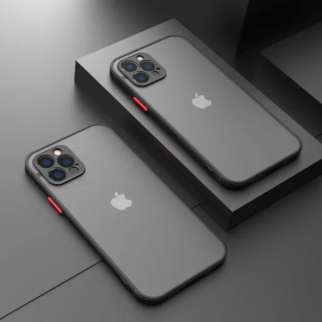 Matte Phone Case For 14 13 12 15 Pro Max Mini Luxury Soft Silicone Shockproof Case For 11 XS MAX X XR 7 8 Plus SE
