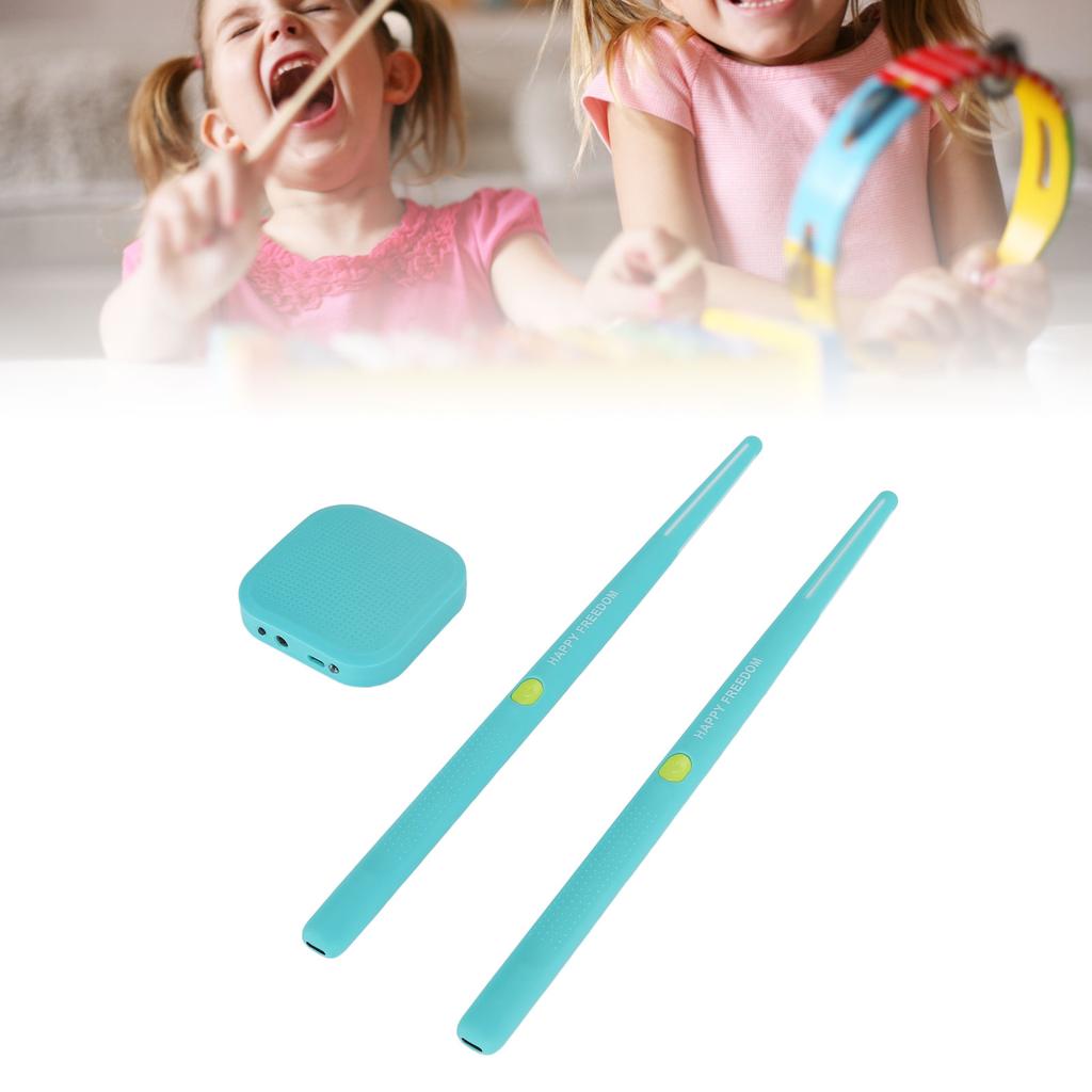 Air Drum Kit Portable Virtual 3D Motion Sensing Somatosensory Virtual Drum Set for Children Adult Beginners