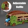 Mini Dinosaur Hauler Track Toy Transport Morphed Track Ejection Model Car Gift for Kid Boy