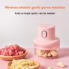 Mini Electric Garlic Chopper Meat Grinder Garlic Masher Machine Sturdy Durable Crushed Ginger Vegetable Crusher Baby Food Maker