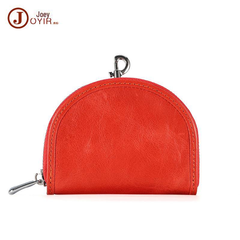 Women's Genuine Leather Mini Coin Purse - Luxury Summer Cowhide Wallet