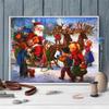 Diamond Painting Santa Claus Full Square Round Handicraft Sale Diamond Embroidery Snow Mosaic Cartoon Christmas Gift