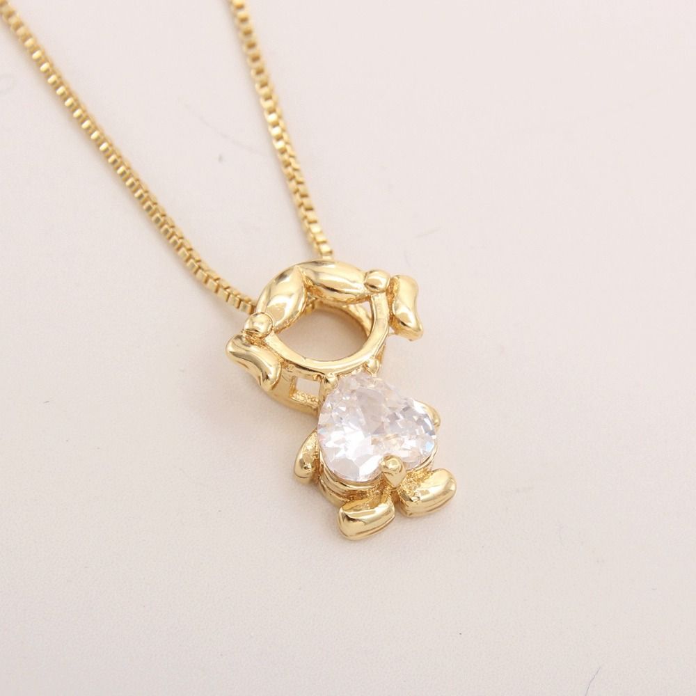 Golden Plated Gold Plated Chain Lovely Charm Hollow Pendant Women Jewelry