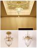 Crystal Chandelier for Bedroom, Hallway, or Living Room - European/American Style, 2025 Model