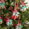 Handmade Iron Christmas Tree Bell Decorations for Holiday Xmas Party DIY Ornaments New Year Festive Home Pendant Gift
