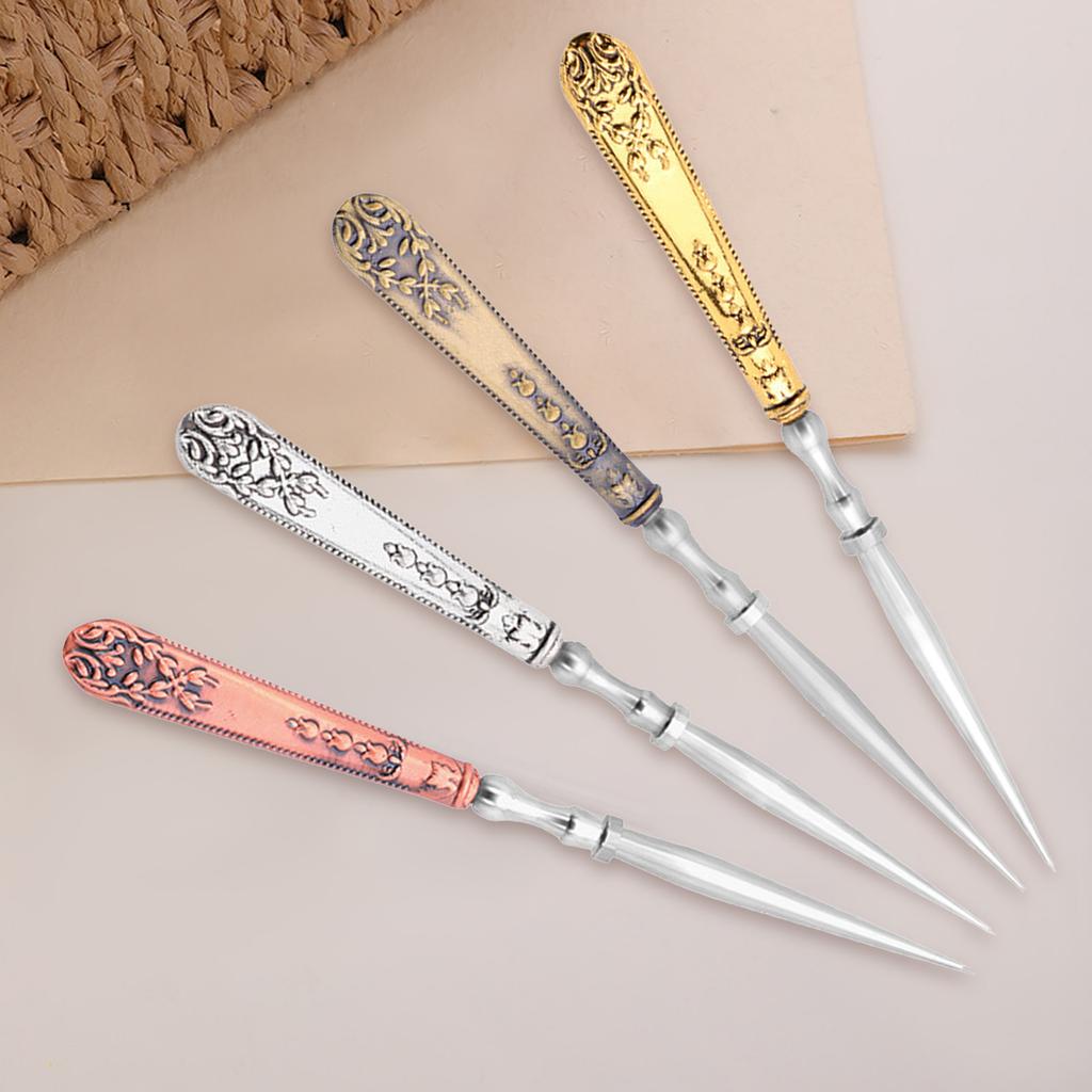 Embroidery Awl European Style Sewing Tool Sewing Awl Craft Accessories for Embroidery Leather Work Sewing