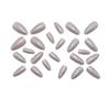 Silver Flash Water Drop Shape Whitening Nail Tips – Perfect for Daily Wear