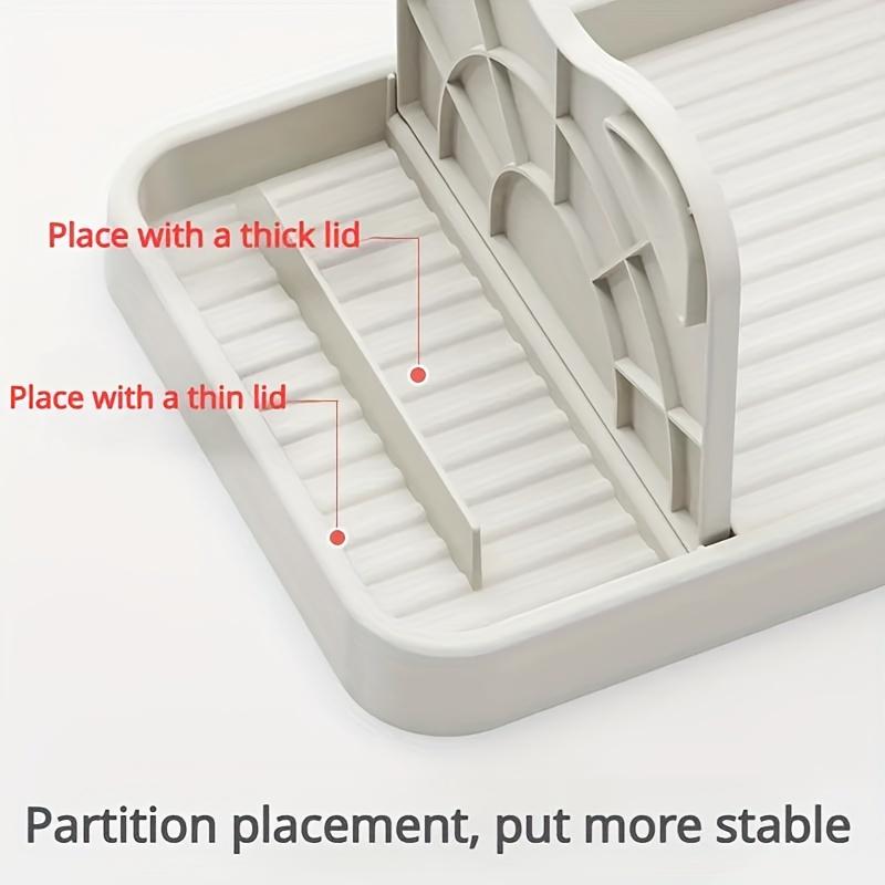 Pfannen Topfdeckel Halter Ständer Pfannen Topfdeckel Ablage Löffelablage Topfdeckel Spatel Löffel Aufbewahrungsregal Küchenzubehör