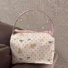 Bear Tote Bag Large Capacity Makeup Organizer Women Canvas Cosmetic Bag for School Work Travel