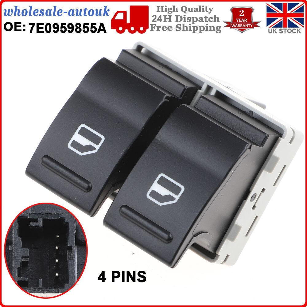 For VW Transporter T5 T6 Multivan Electric Door Window Double Switch Driver Side