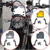 Compatible with Ducati Scrambler 400 800 2015-2023 2017 2018 Motorcycle Windscreen Windshield Fly Screen Shield Wind Deflector with Holder(Gold)