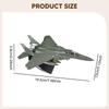 1:100 Scale F-15E Fighter Model Aircraft Collector Gift Collectible Souvenir Desktop