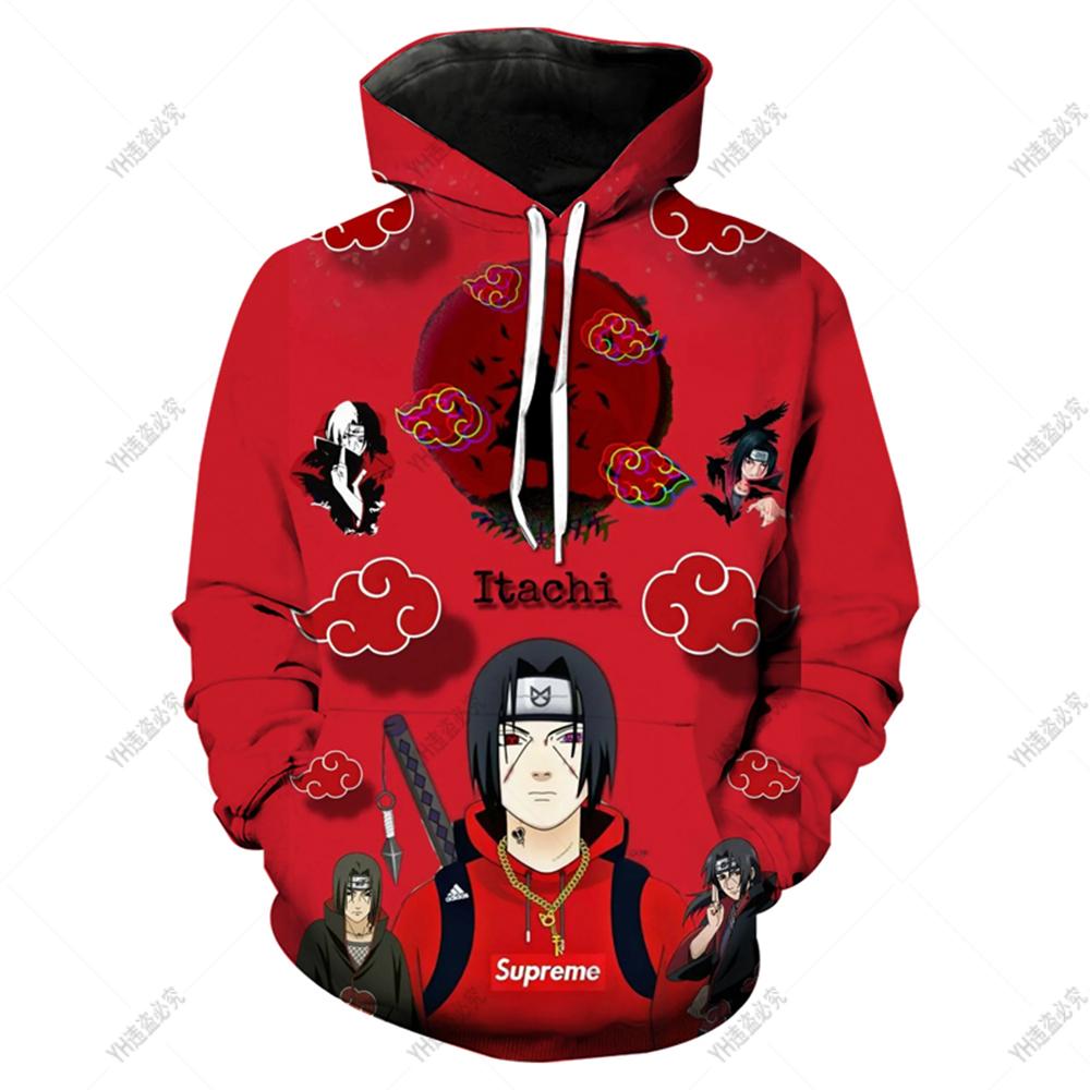 

Толстовка с капюшоном «Наруто» Для детей Детская одежда Свободная одежда с длинным рукавом Повседневный топ Японское анимеТолстовка с капюшоном для мальчиков и девочек с 3D-принтом XL