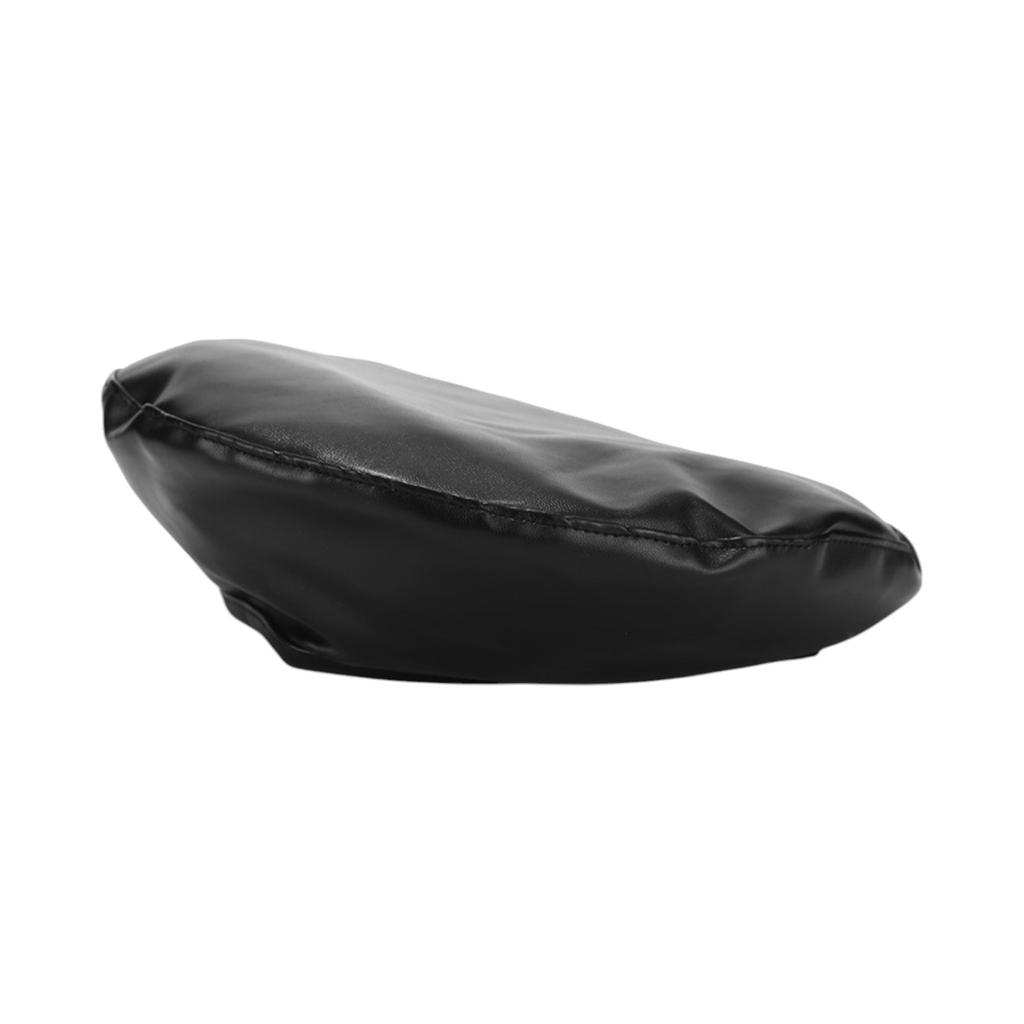 Women's retro solid color leather beret