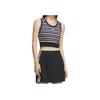 adidas Originals Striped Padded Tank Top Comfortable Fashion Trend Sports Vest Women Tops Black KE3721