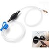 Gas Siphon Hose Pump, Manual Hand Water Pump, Gasoline Transfer Pump For Water Gas Oil Petrol Diesel, Fuel Siphon Pump With 2 Durable PVC Syphon