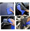 3pc Microfiber Car Wash Towels 30x30cm Absorbent Cleaning Cloths for Vehicle Detailing and Surface Drying Set