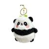 Cute Panda Doll Keychain Bag Pendant Accessory Birthday Gift Short Toy Plush