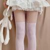 Black Spliced Stockings: Bare Leg, Sexy Romper, Over-the-Knee Fishnet for Women