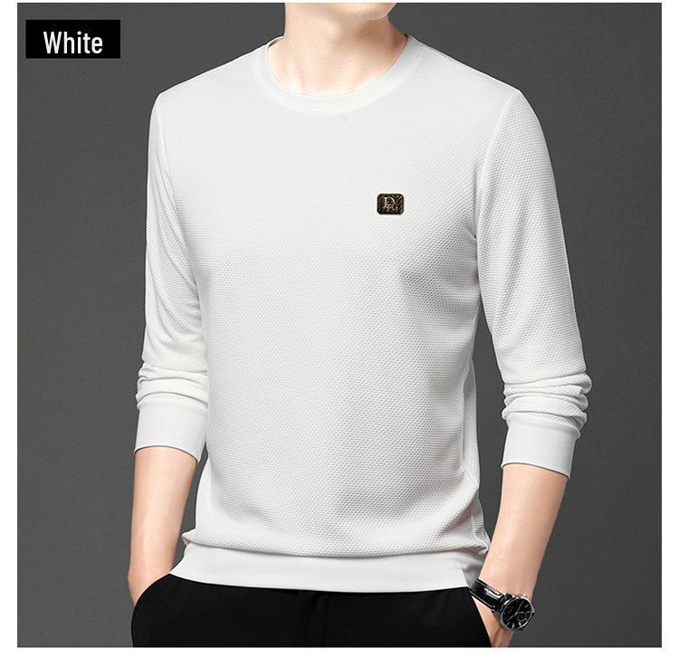 2024 Men's Versatile Long-Sleeved Crew Neck Sweatshirt