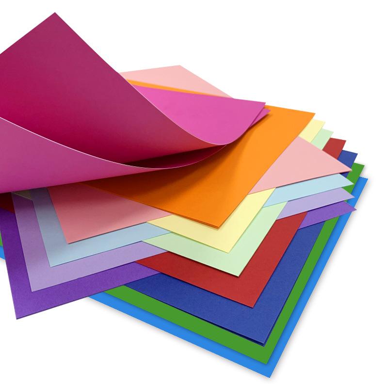 A4 High Quality Colored Cardstock 70 Colors 70 Sheets Total Wood Pulp Handmade Craft Colored Paper Artistic Drawing Paper