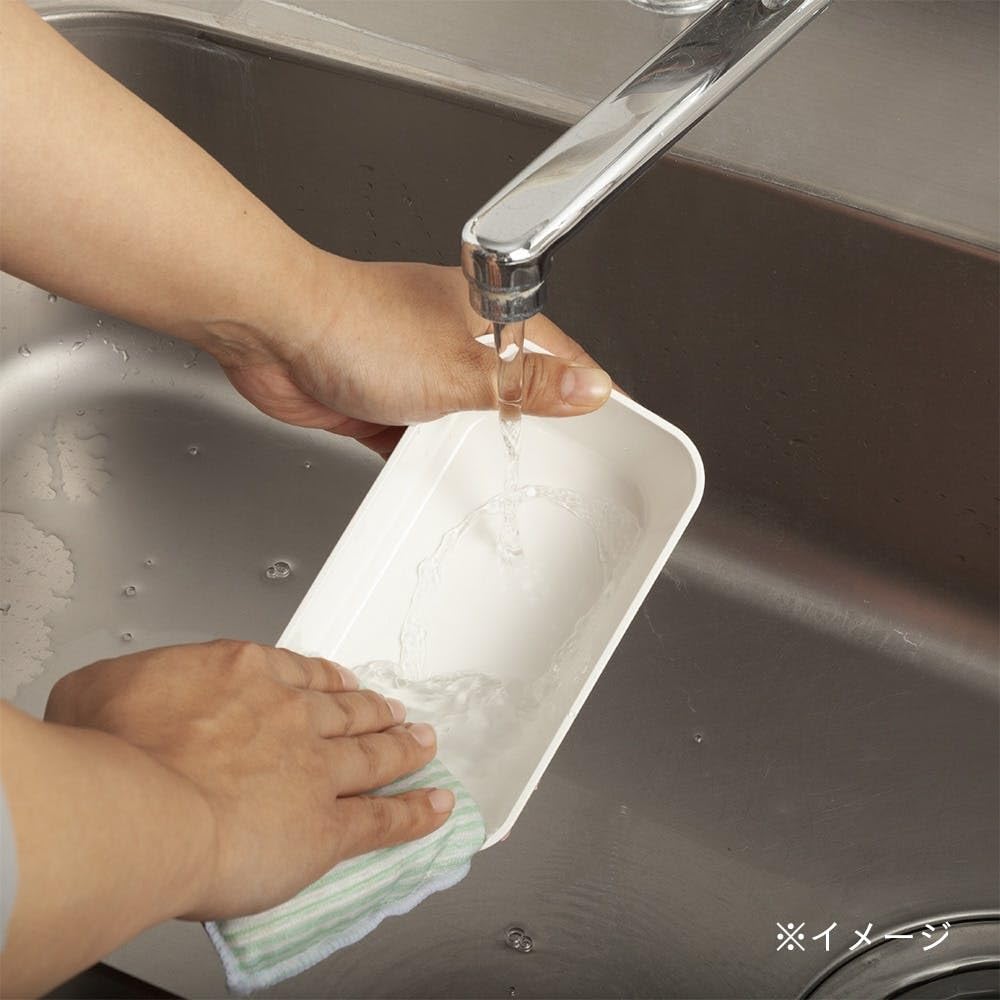 CAINZ Slim HAJIKU Lunchbox, Mikrowellen- und spülmaschinenfest, Grau,