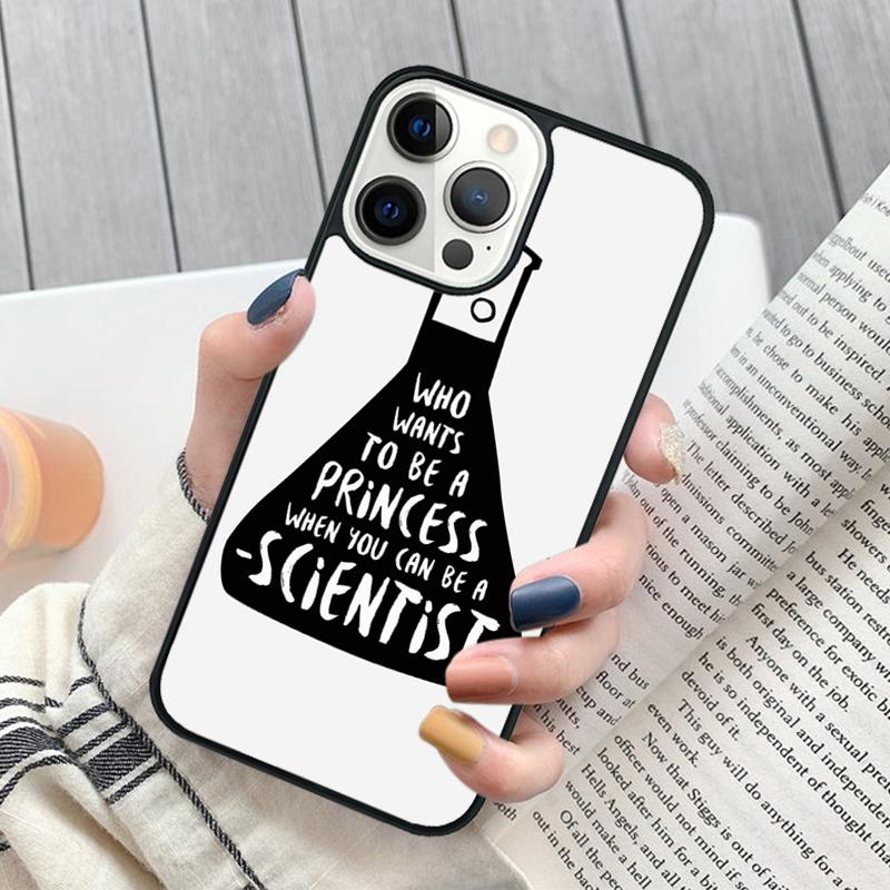 Science Chemistry Style Phone case  For iPhone 17 Air 16 15 14 11 12 13 Pro MAX Plus cover shell coque