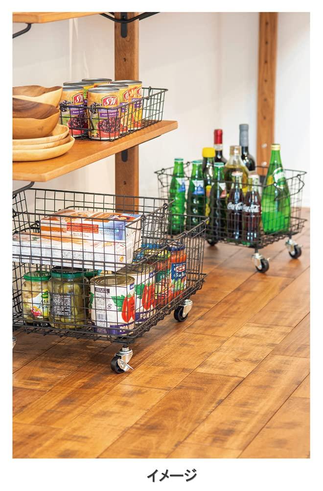 Posh Living Stacking Basket, 42 x 25.5 x 19 cm, Black, 63674