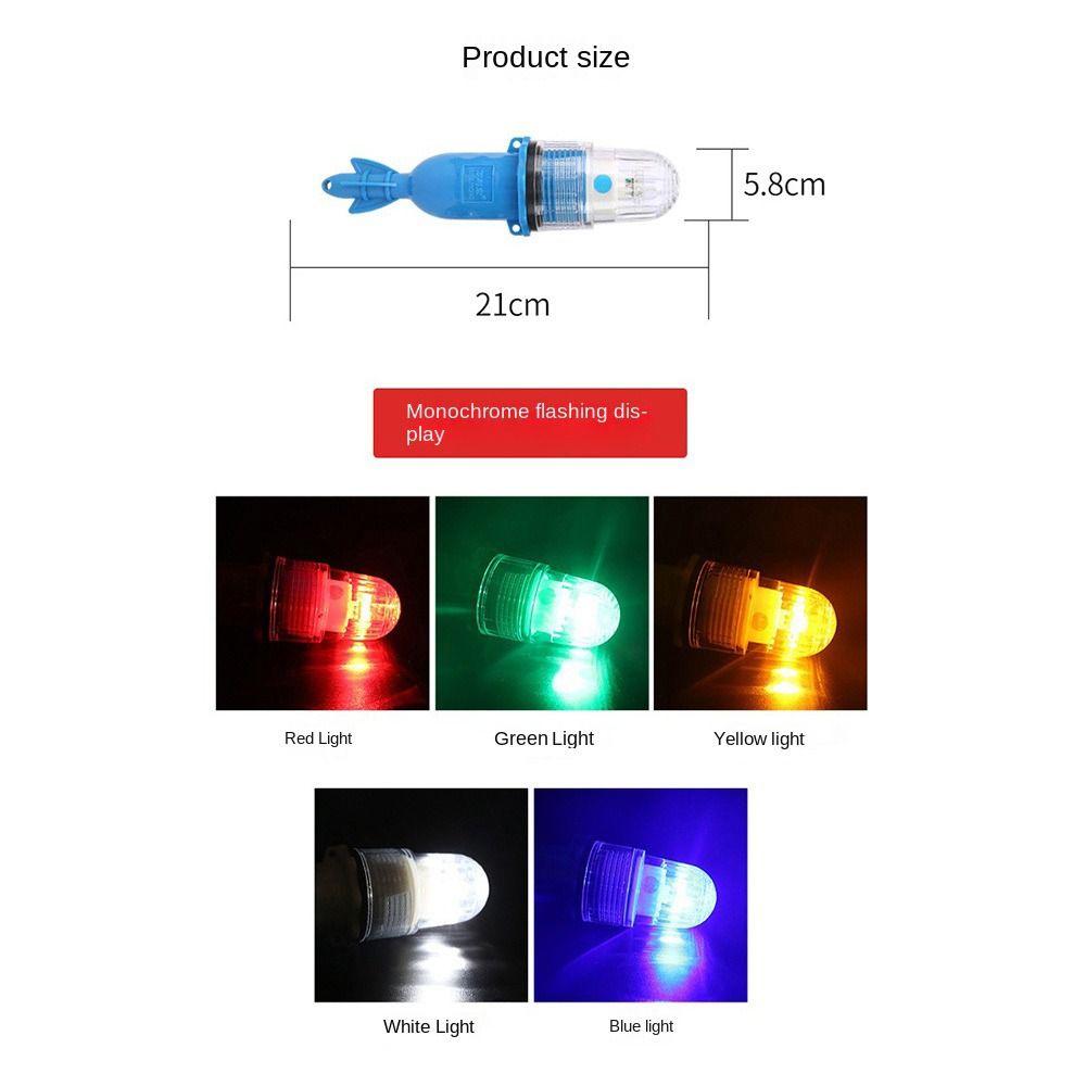 Double Flash Lamp LED Fishing Light Waterproof Net Flash Warning Buoy Signal Light  Fish Finder