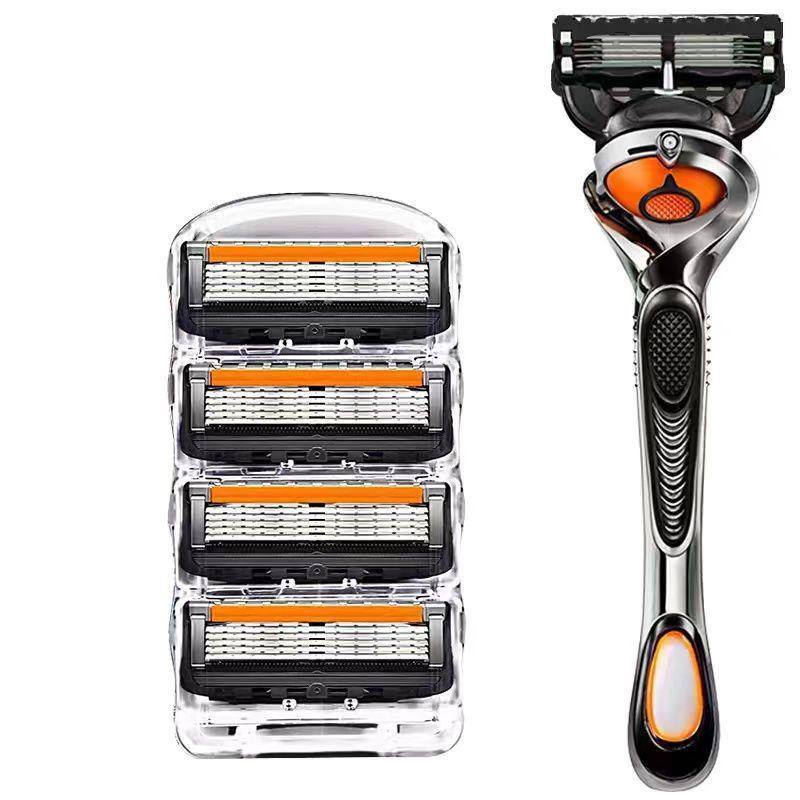 German Quality 5-Blade Men’s Razor with Universal Sharp 5-Speed Concealed Blades