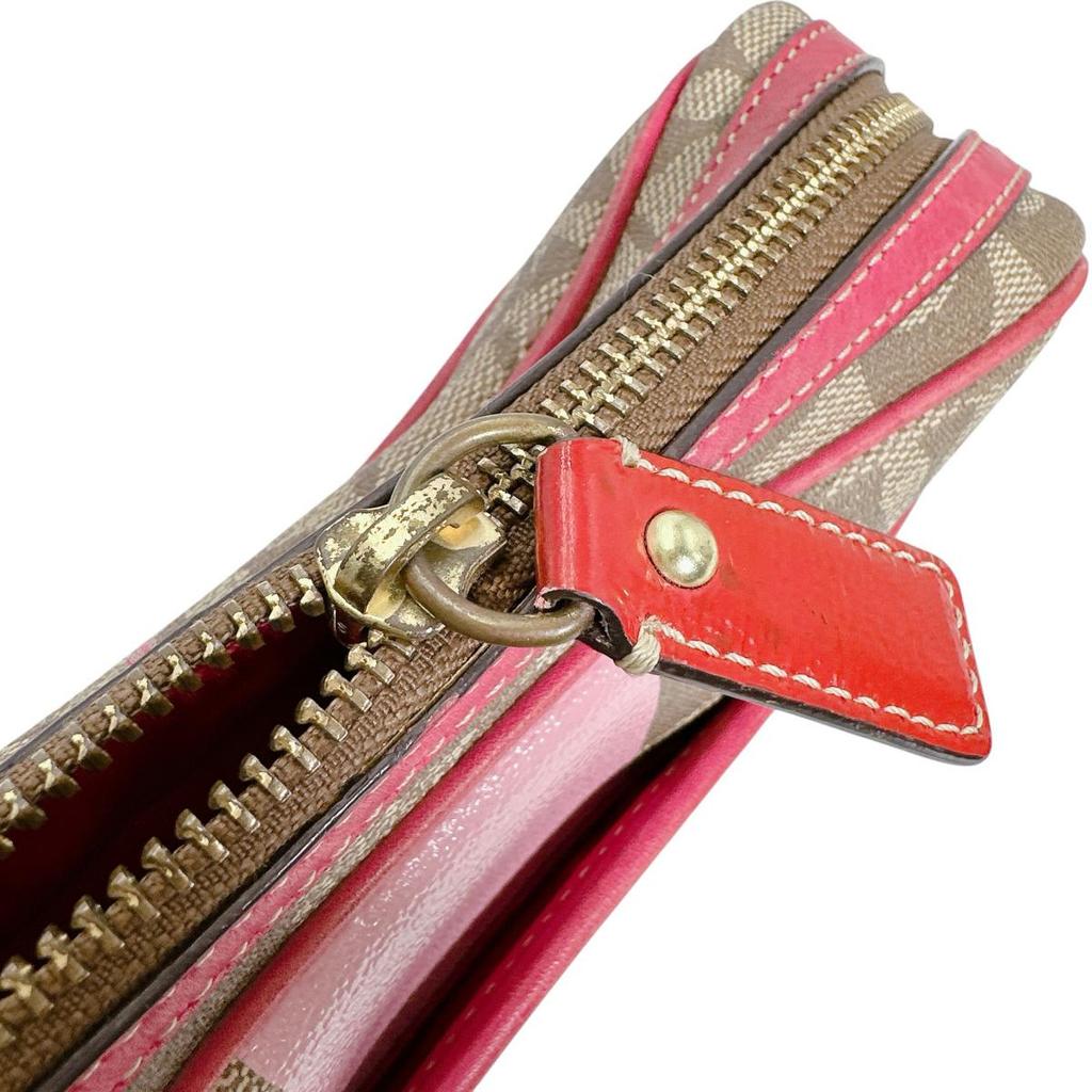 Coach Mini Shoulder Cross Body Sling Bag Shoulder Bag Leather Beige Women 11355 Used