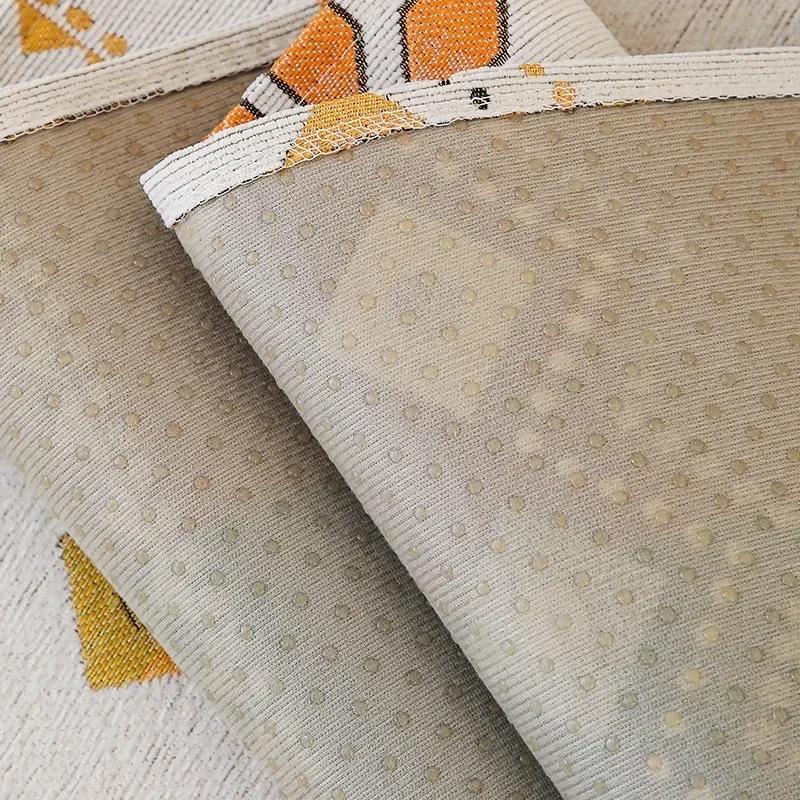 Jacquard Chenille Sofabezug für Wohnzimmer Ganzjahres-Universal Rutschfest Langlebig Staubdicht Kratzfest Couchkissen