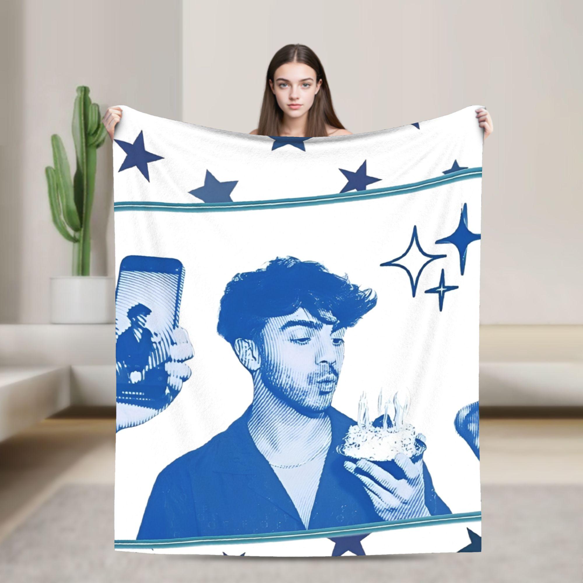 

Fede V-Vigevani Blanket Club Misterios Decorative Flannel Bedding Throws For Bedroom Warm Soft Customized Quality Bedspread Gift 75cmx90cm