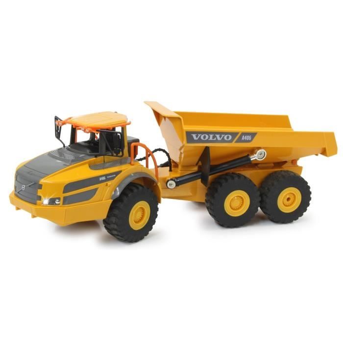 Camion à benne - VOLVO - A40 G - Radiocommandé - 1:20 - Extérieur - Jaune
