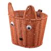 Boys Girls Bicycles Basket Adjustable Plastic Woven Tricycle Basket Bicycles Front Handlebar Basket Easy to Install