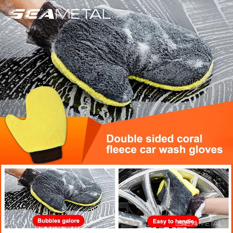 Paint Cleaner Microfiber Chenille Car Wash Glove Auto Cleaning Mitt Gloves Home Duster Car Care Products