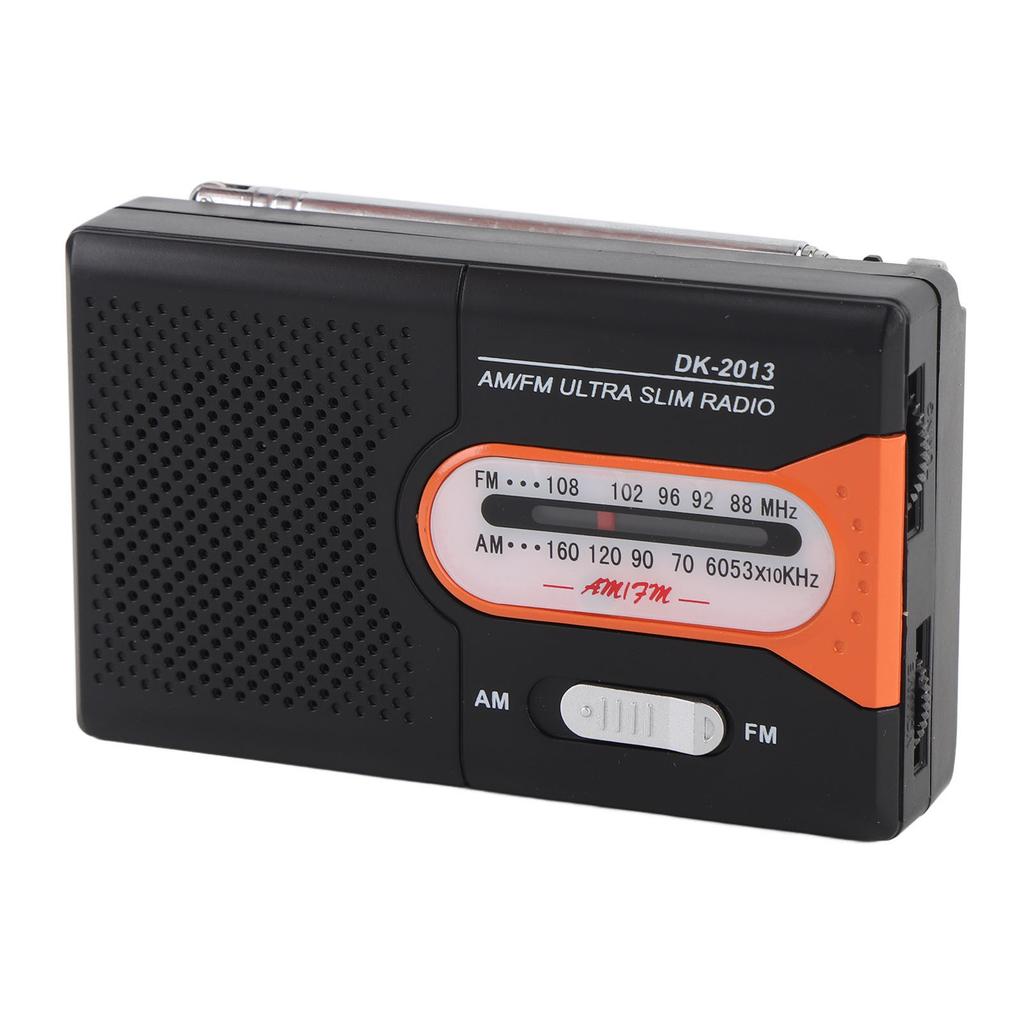 Portable Radio AM FM Battery Operated ket Transistor Radio with Spker and Hdphone for Home Outdoor