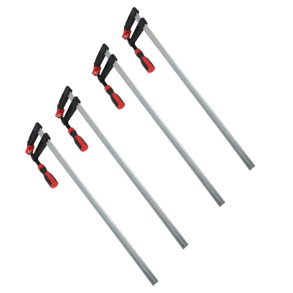 4Pcs Heavy Duty F Clamps Woodworking Bar Clips Quick Slide DIY Hand Tool Kit 80*600mm