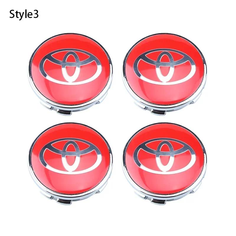 For Toyota XP90 14pcs 60mm Car Tyre Wheel Center Hub Cap Badge For Toyota C-hr Prado Rav4 Yaris Hilux Prius Avensis Corolla Camry Accessories