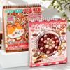 20 In 1 3D Landscape Stickers Featured Food Theme Cartoon Style Collection Stickers Book Die-cut Stacking Scene Stickers