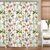Fairy Village Forest Shower Curtain, Home Bathroom Decoration Woodland Wildlife Pattern Shower Curtain With Hook