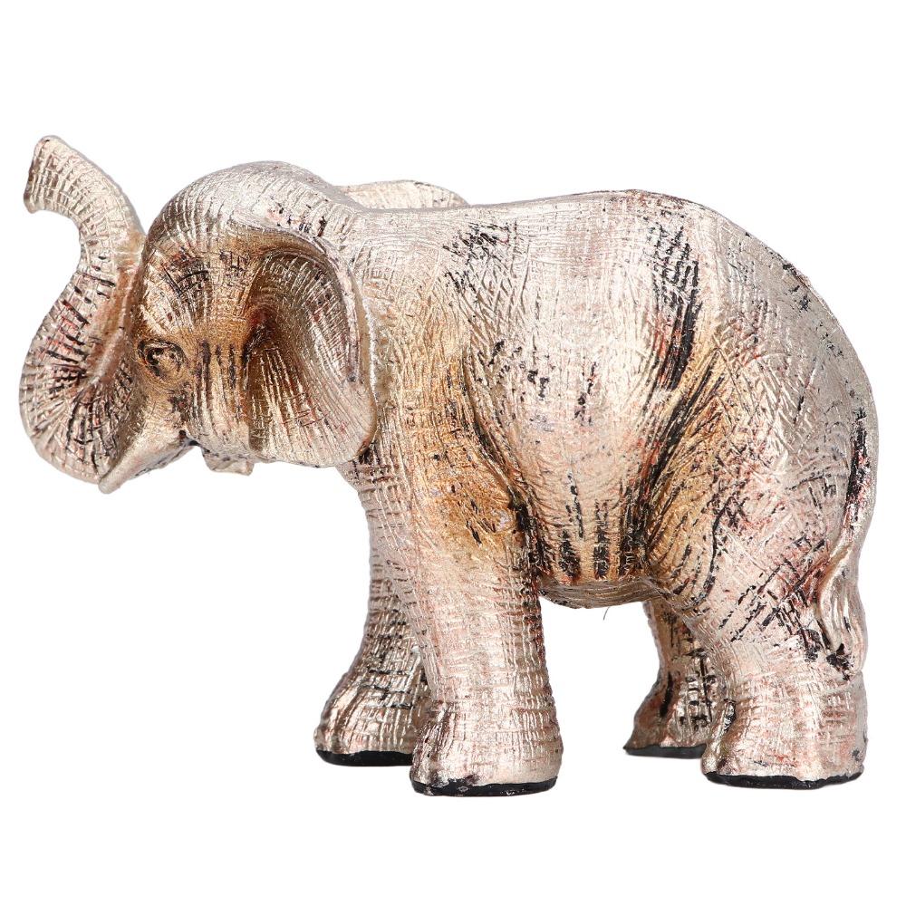 Exquisite Workmanship Elephant Statue Synthetic Resin Elephant Decoration Cabinet Decoration