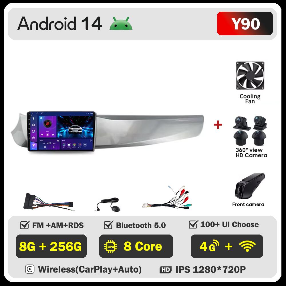 Android 14 For ALFA ROMEO GIULIETTA 2010-2014 Monitor Screen Multimedia Stereo Radio Player GPS Navigation Head Unit No 2Din DVD