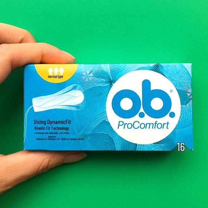 Johnson & Johnson OB Tampons - 5 Boxes, Regular, 16 Pieces Each, Internal Disposable, One-Piece Delivery