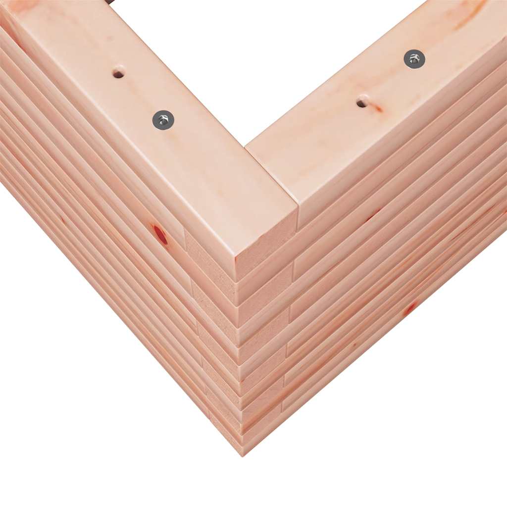 Plant Box 70x70x46 Cm Solid Douglas Fir Wood