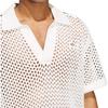 Adidas X Edison Chen Crochet Polo Shirt White Unisex Streetwear JE9594