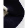 Autumn Winter Fashion Striped Zippered Lapel Long Sleeve Loose Casual Knitted Sweater for Women