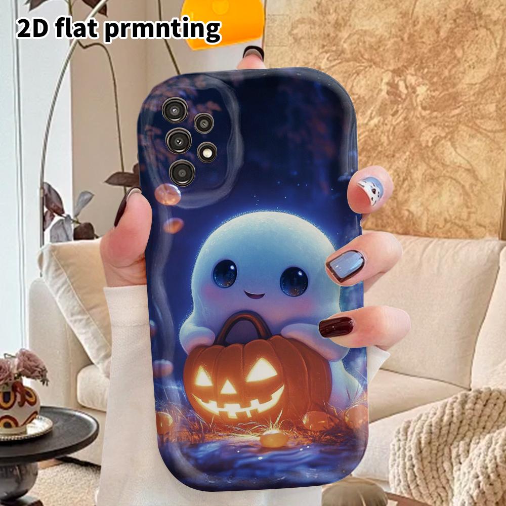 Phone Case: 2D Flat Samsung Galaxy A34 A35 M05 M06 S20 S22 S21 FE Plus 5G Protective Case, Couple Style, Forest Spirit, Christmas and Halloween Gifts