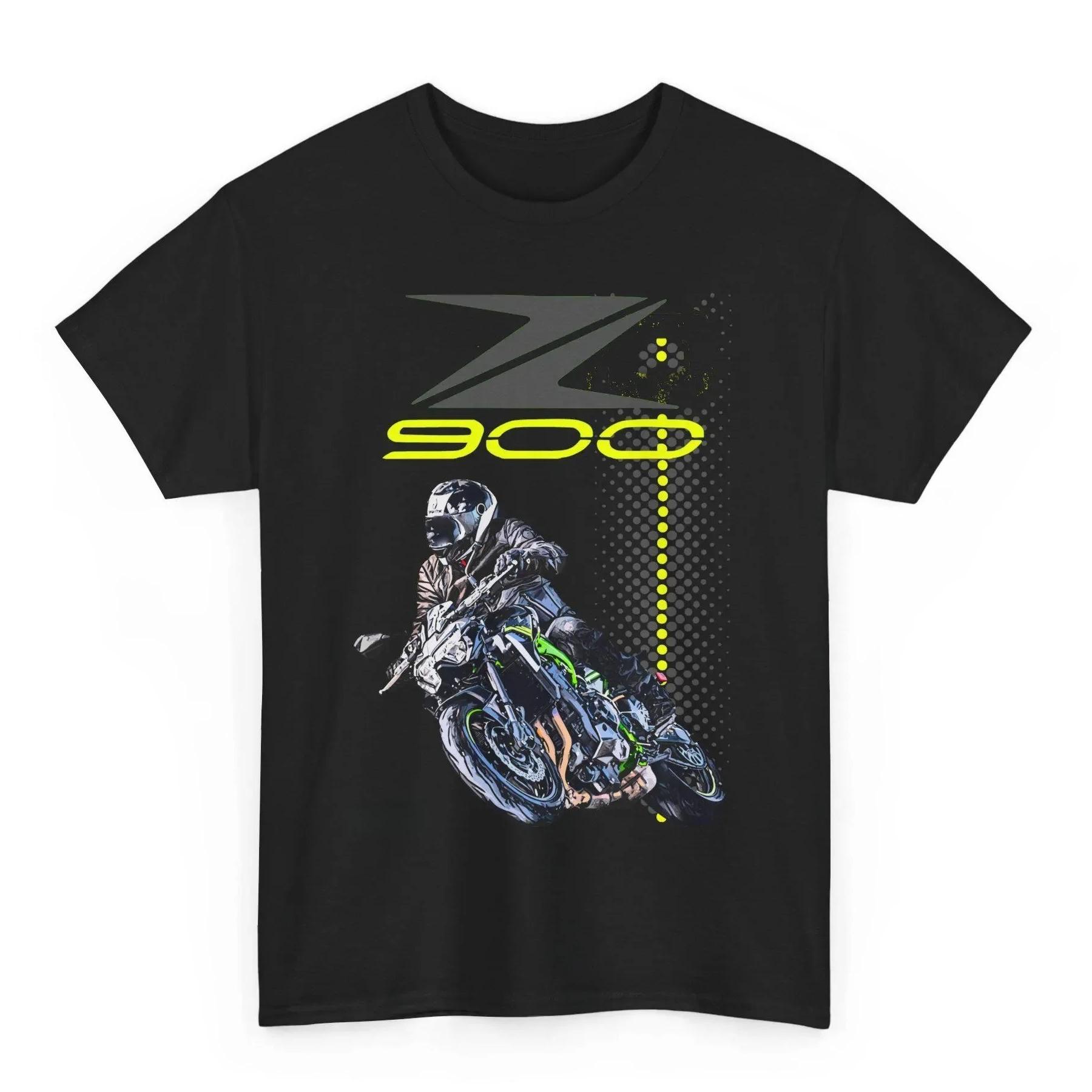 

Kawasaki Z900 Printed Cotton T-shirt 2026 New Summer Men s and Women s Harajuku Clothing Fashion Casual Motorcycle T-shirt 4XL